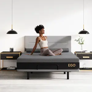 EGO Black Mattress with Graphene Technology ,10 inch TwinXL Full Queen King Calking