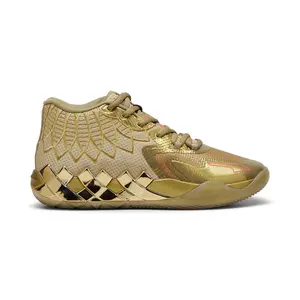 Puma Lamelo Ball MB.01 Golden Child Mens Gold Athletic Basketball Shoes
