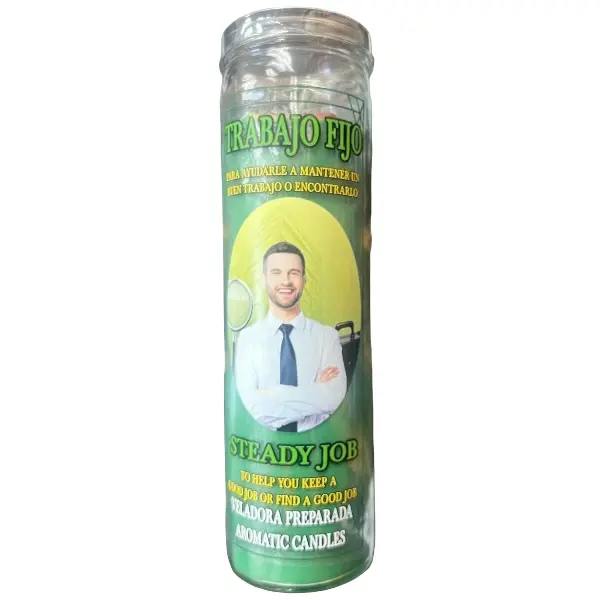 Candle Perfume - Veladora Preprada - Trabajo Fijo Decor Ornaments Orchid Sandalwood Home Decoration