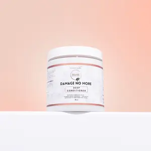 Damage No More Deep Conditioner - Nourishing Blend with Aloe Vera, Moringa & Slippery Elm for Dry Hair, 9oz