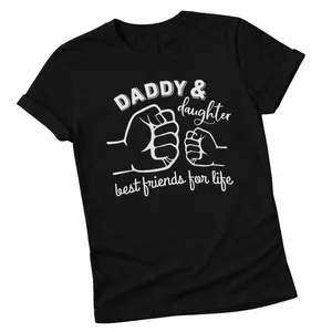 Dad & Daughter Matching Shirts – Daddy and Daughter Graphic T-Shirt, New Dad Gift, Father’s Day Family Matching Outfit