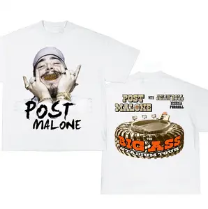 Big Ass Stadium Tour Posty Malone Shirt, 2025 Rapper Concert Tee