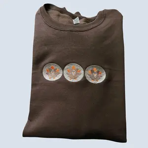 Thanksgiving Turkey Nostalgic Cookies Embroidered Sweatshirt or Hoodie Customizable