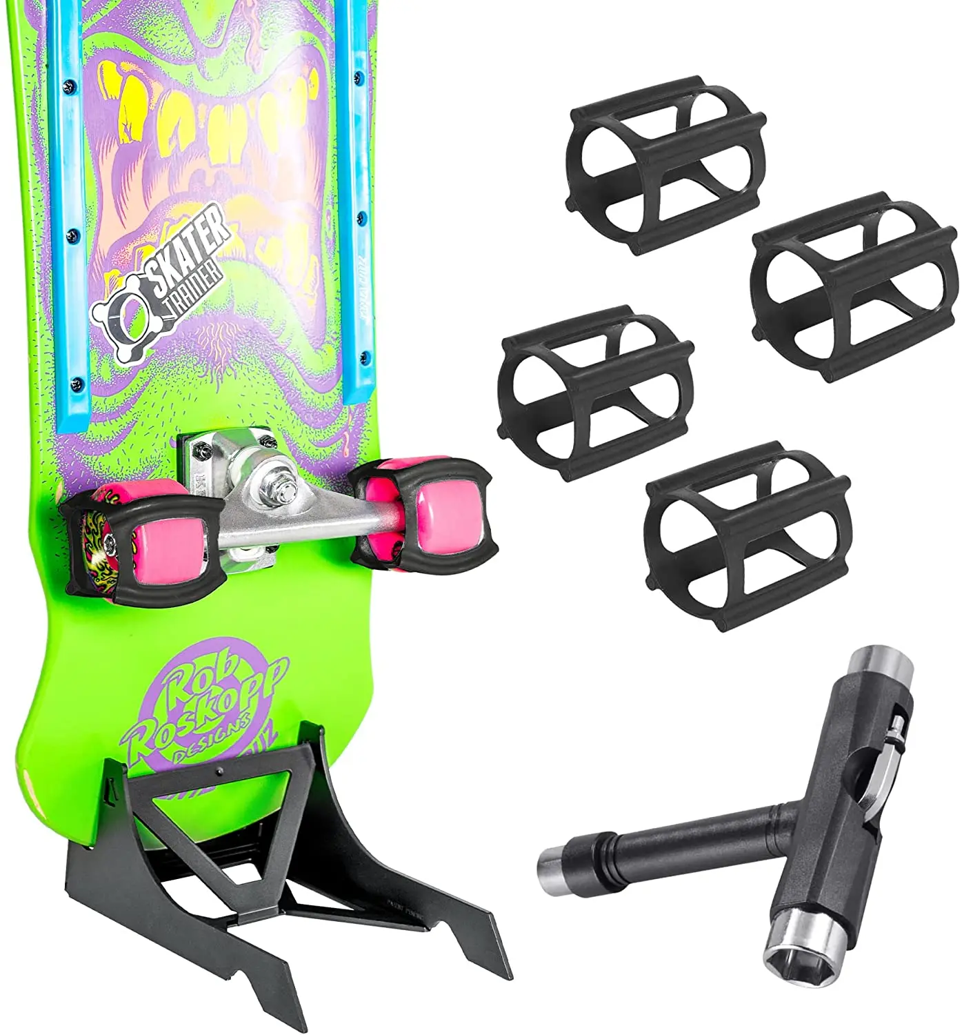 Skater Trainer Gift Pack - Skater Trainers + Origami Skateboard Stand + Skate Tool Skater Trainer Gift Pack - Skater Trainers + Origami Skateboard Stand + Skate Tool