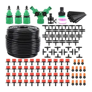 Sakerplus Garden Irrigation Pro Kit - 164-Foot Drip System for 140 Sq Ft, Water-Saving, Precise Irrigation, Easy Setup, No Digging, Ideal for Gardens & Lawns