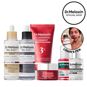 [Dr.Melaxin Official Logan's Pick] Logan's Pick Triple Glow Set | Wake Up to a Pore-Tight, Spot-Bright Korean Glow Overnight