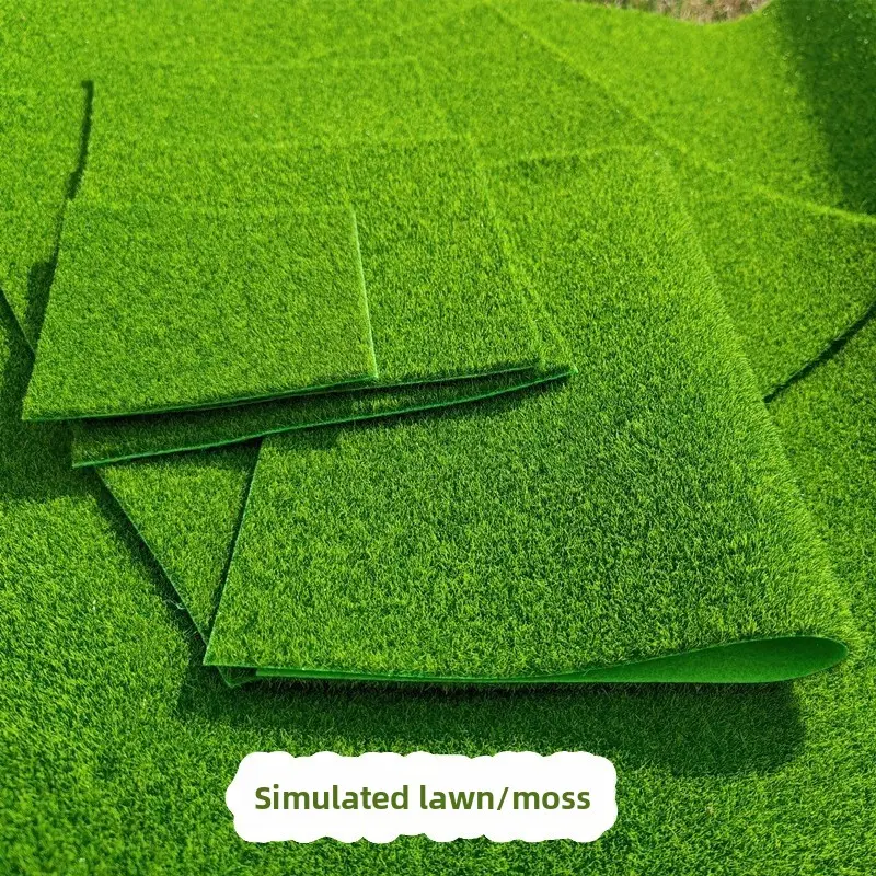 Simulated lawn moss micro-landscape decoration material artificial fake moss outdoor carpet green plant accessories
