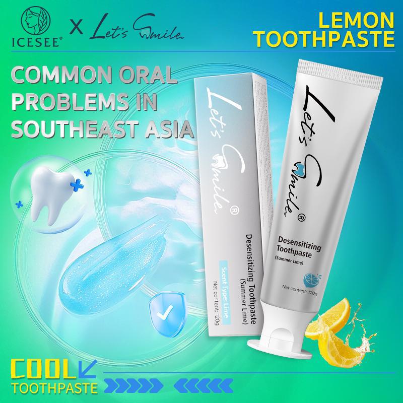 ICESEE Gentle Non-Irritating Soothing Sensitive Teeth Natural Plant Extracts Fruity Aroma Fresh Breath Effective Cleaning Daily Oral Care