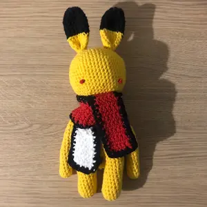 Pom-Pom Electric Bunnies - 100% Cotton Yarn Amigurumi Plush