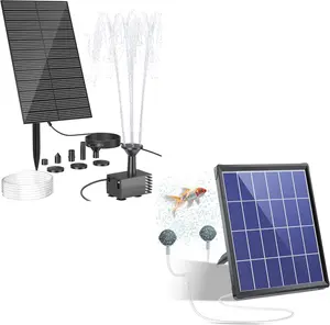 Biling,Solar Fountain Pump, Solar Pond Aerator with Battery Backup Outdoor Waterproof BilingSolar ecofriendly patio water fountain