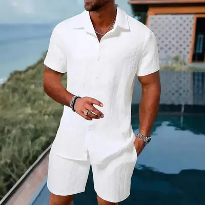 2025 Summer Dressy Outfits Black Men TikTok Shop