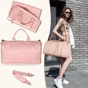 KCALEFV Large Capacity Portable Handbag/Shoulder Bag, Travel Cosmetic Organizer for Women, Travel Essentials, Cosmetic Bag- Perfect Winter Gift for Girlfriend, Mother, Wife, Fashion Essential for Female Gifts for Mom