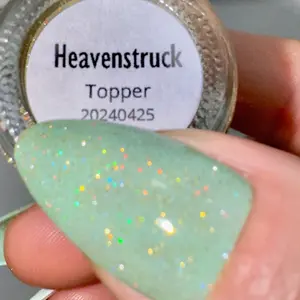 Heavenstruck | Nail Polish Topper with 75 Micron Gold Holo Reflective Glitter