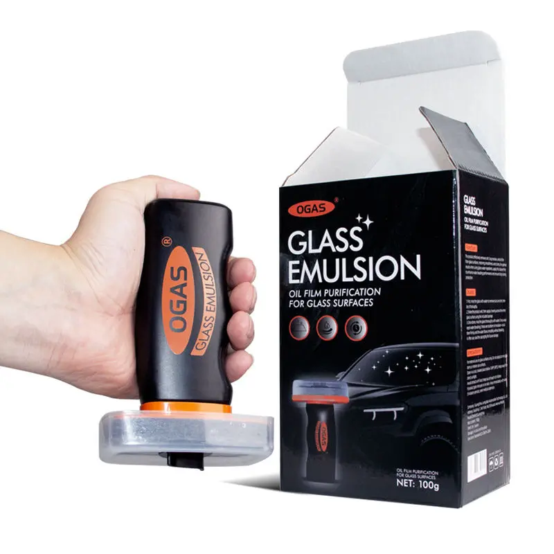 Automotive Handheld Oil Flmr Cream,Glass DecontaminationWithoutTraces,Window Oil Film Cleaning,FastCleaning, CompactAnd Easy To Cary-100g Degreaser Cleaner