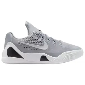 NIKE Gradeschool Youth Kobe 9 Wolf Grey Low Top Mesh Lace Up Basketball Sneaker (FV3607-004) - 100% Authenticity Guaranteed, Brand New & Original Boys' Athletic Performance Trainer
