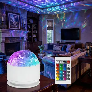[Fast Shipping] 2 Scene -Ocean Wave & 3D Water RippleProjector Light-EasterEggLight 16-Color Round Lamp withControl, Relaxation & Romantic Night Ambience TiktokShopSpringGlowUp