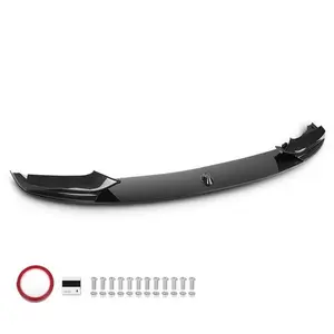 For 11-16 BMW F10 535i 528i 550i M Sport Carbon Look Front Bumper Lip Spoiler
