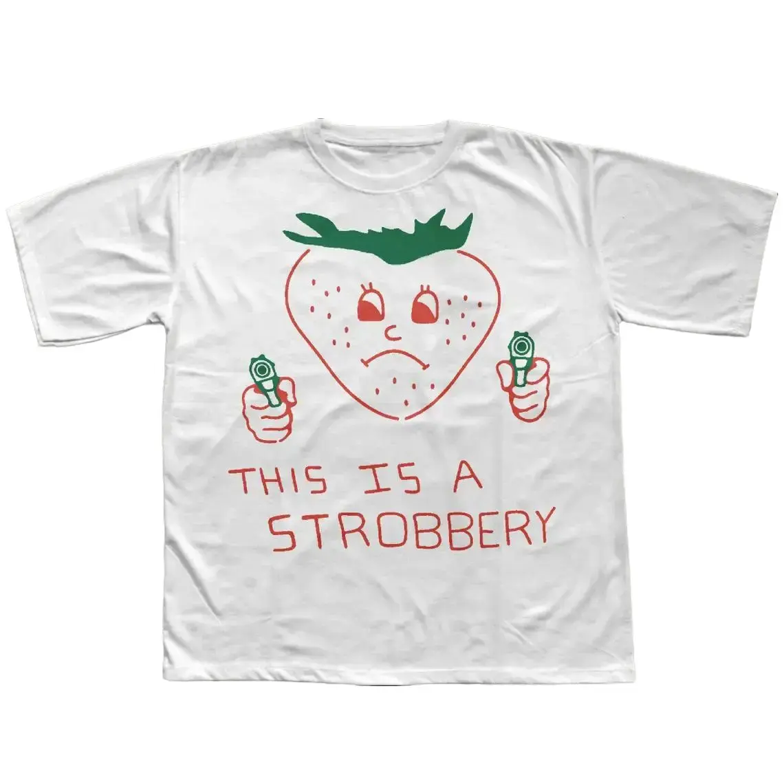 This is Strobbery Funny T-shirt, Retro Strawberry Shirt, Vintage Graphic Tee, Ironic Food Tees , Weird Shirts, Comfort Colors, Unisex Cotton