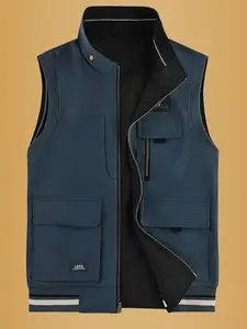 Men's Single Piece Casual Commuter Multifunctional Work Vest Gilet, Comfortable and Versatile, Ideal for Daily Wear and Outdoor Activities