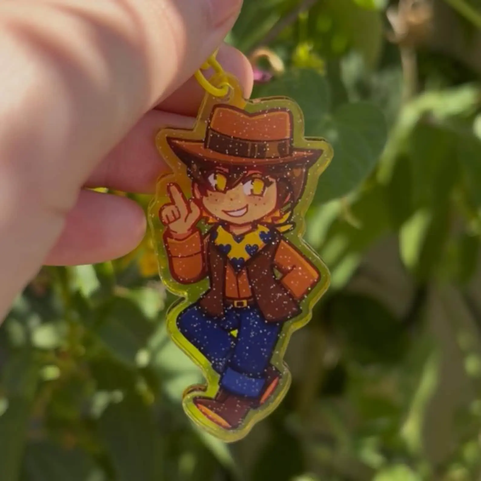 KFCC - Kris, Frisk, Chara, Clover | Deltarune, Undertale, Undertale Yellow | Double Sided Acrylic Keychain, Great For Daily Use Or As Thoughtful Little Gifts For Your Friends And Yourself