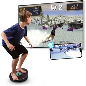 GoBalance Board - App-Enabled Balance Board.   Sensor, 12 FREE Interactive  - Fun, Balance  and Home Gym Workout! Boost Coordination & Strength for Teens and Adults