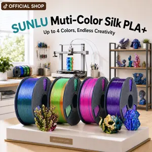 SUNLU Multi-Color SILK Filament(Dual-color, Tri-color and Four-color) Filament 1KG