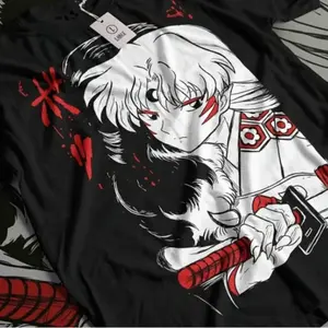 Inuyasha Sesshomaru Red Moon Inuyasha Anime Manga Tshirt T-shirt Tee All Sizes