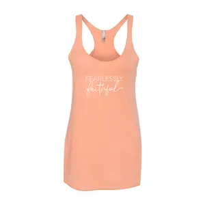 Women's Fearlessly Faithful Triblend Racerback Tank
