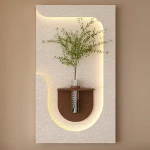 Modern Wall Art with Remote-Controlled LED Lighting