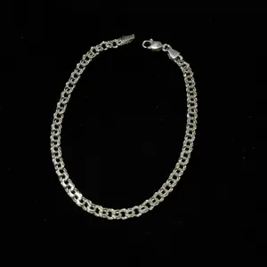 925 Silver Chino Bracelet 8.5” Long - 4mm