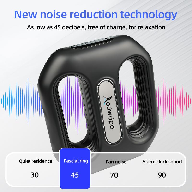 Wireless Full-Body Massage Ring – 8 Speed Settings for Neck and Shoulder Muscle Relaxation, Portable Deep-Tissue Percussion Massager, Suitable for Relaxing the Body and Mind, Ideal as a Fitness-Themed Christmas Gift for Men and Women