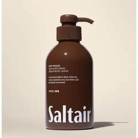 Saltair Driftwood Body Wash - Skin Nurturing Serum Body Wash - 17 fl oz - Bergamot, Sage, Driftwood