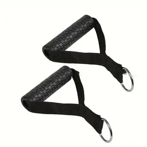 [8pcs Tricep Training Rope Set] Rope, Pull Down Handle, Gym Workout Equipment Accessories (8pcs/set)