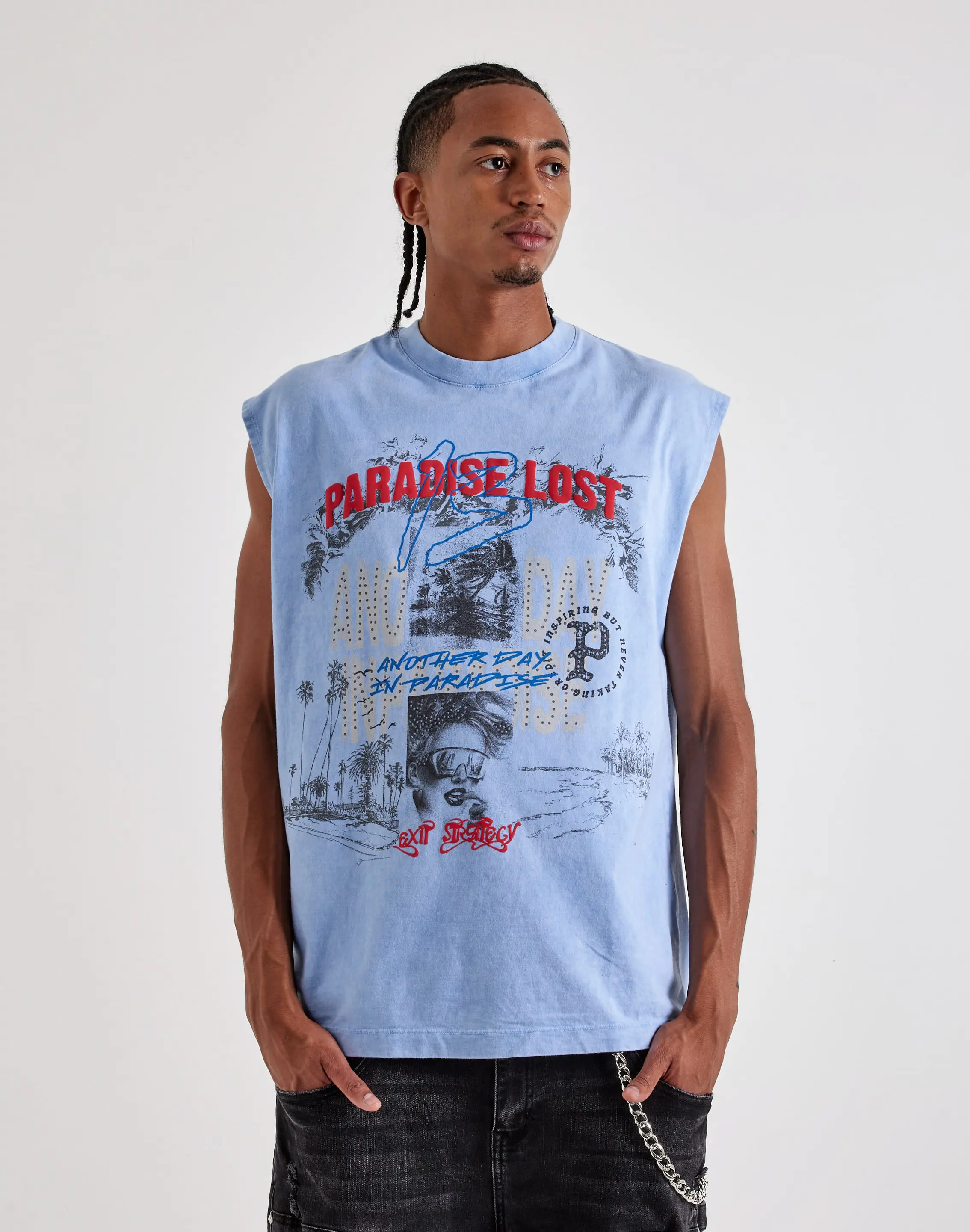 Mens Paradise Lost Lost Vision Sleeveless Tee