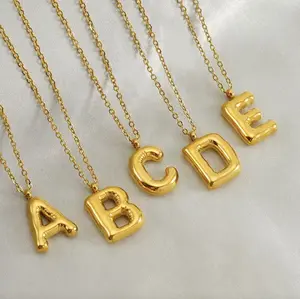 Balloon Initial Necklace