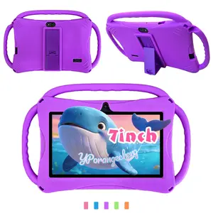 Children Tablet PC 7 Inch Android 12, 2gb RAM 32GB ROM, 5g WiFi Bluetooth-compatible, 1024x600 IPS Display, Parental Control, 3000mah, Dual Camera, Shockproof, Blue