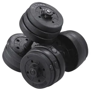 "Adjustable 44lb Dumbbell Weight Set (Black) – Home Gym Body Building & Training Dumbbells"