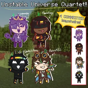 The Unstable Four Universes Keychain, Minecraft