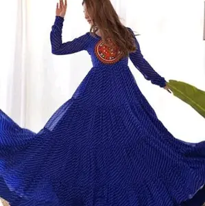 Ethnic Style wear dress - Full Flair Gown - 9 mtr flair for casual wear or Part Wear