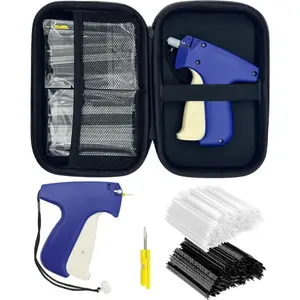 4323 Pcs Quick Clothing Fixer Fine Stitch Tool, Sewing Tool For Clothes Sewing Quilting Hemming Mini Stitch Tagging Tool With 2 Finest Needles 2160 Black 2160 White Tiny Fasteners, Case