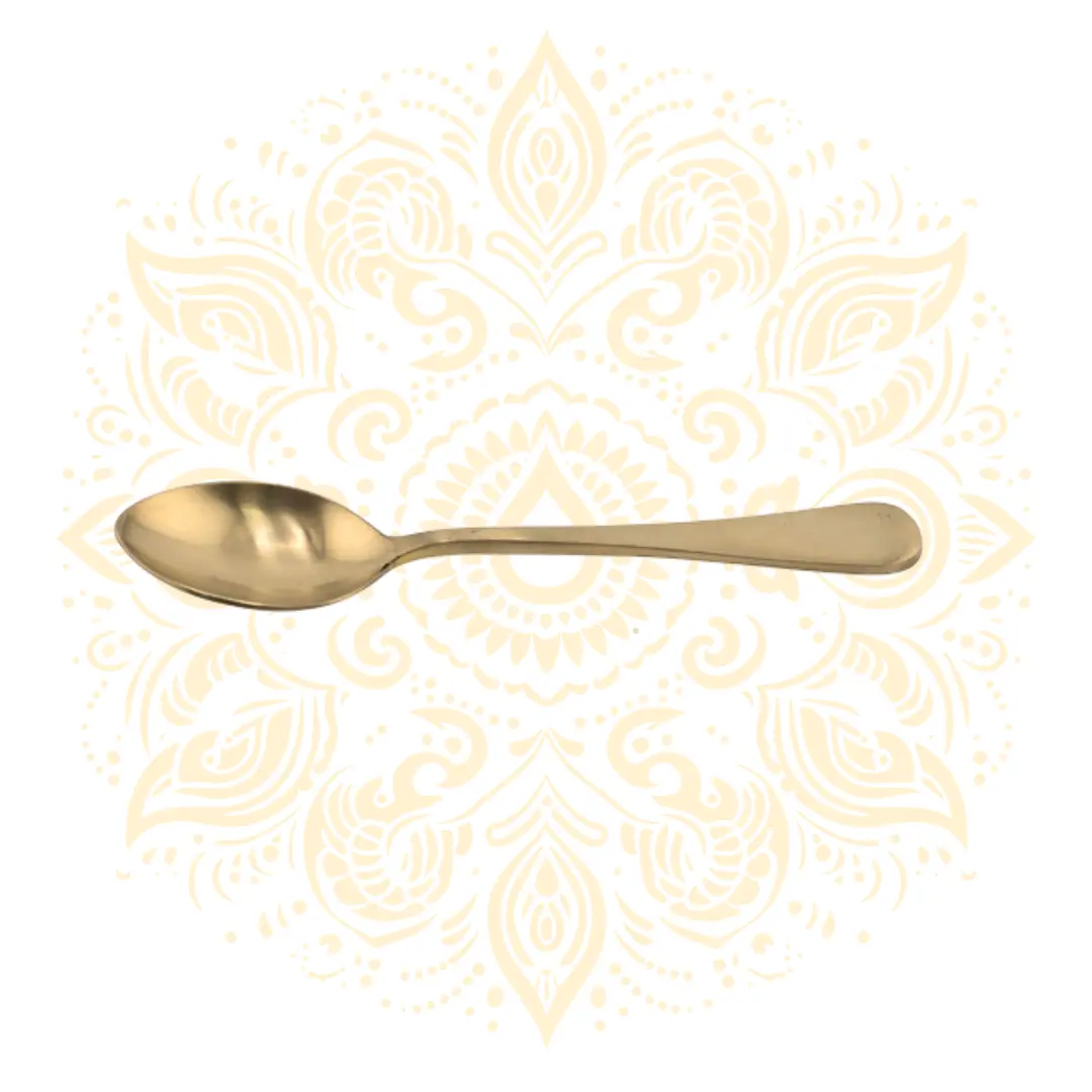 Kansa Brass Spoon 6" – Handcrafted Bell Metal Spoon