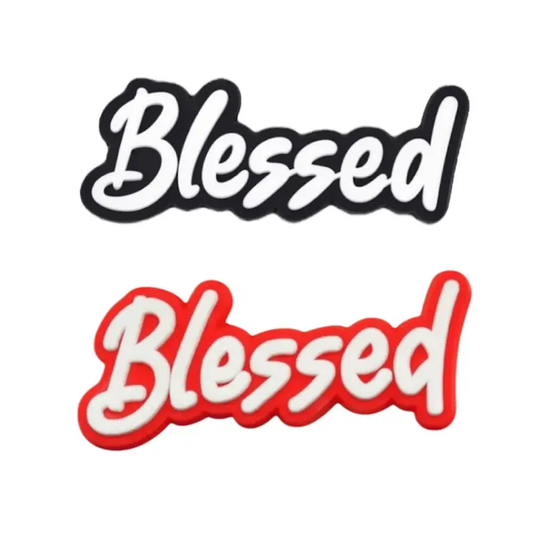 Blessed Shoe Charms - Faith God Accessories Jesus Religion Christian Footwear