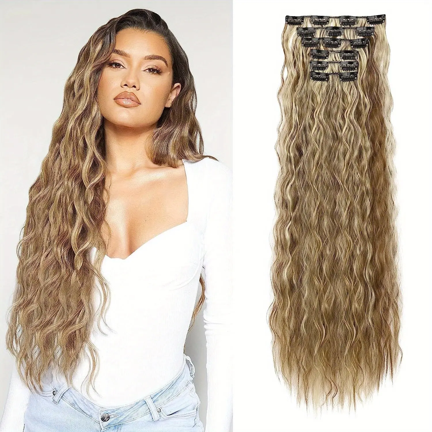 Color: Brown with Light Blonde