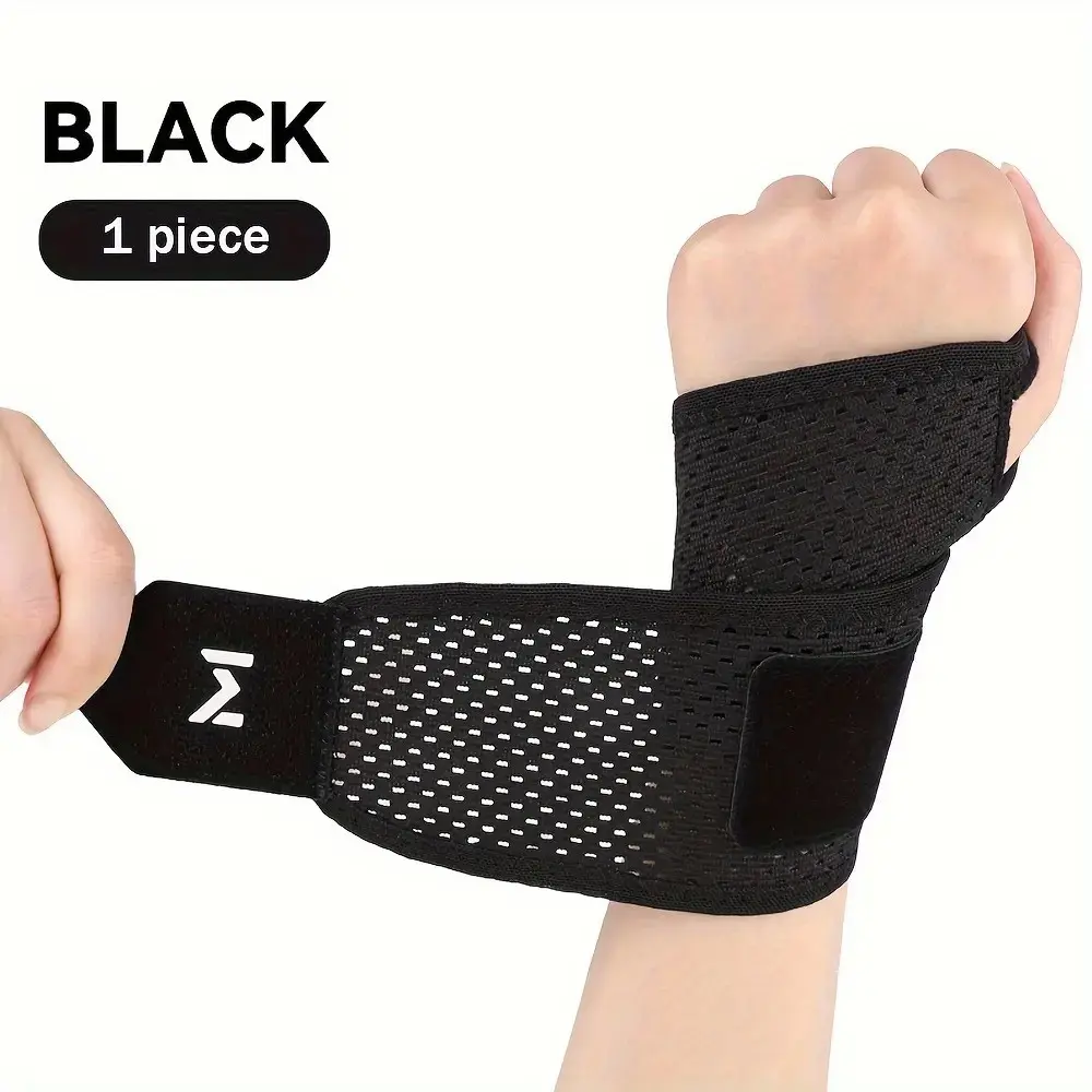 Breathable Wrist Brace 2 Pack, Wrist Compression, Relief From Carpal Tunnel, Arthritis, Tendonitis, Comfortable Support for Daily Use