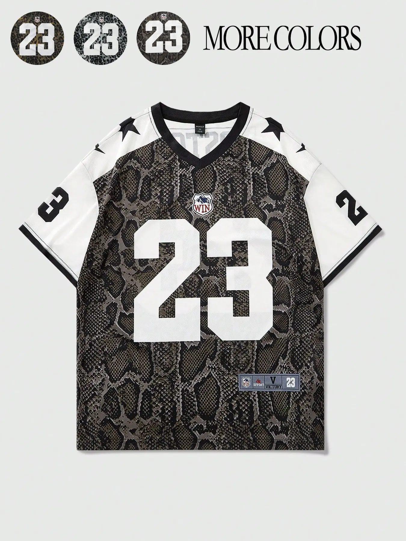Unisex design, summer sport leopard print drop-shoulder short-sleeved top, Gym workout shirt, Gym performance top, with numerical prints like 23 and BOSTON, athletic, urban, trendy, street-inspired style, casual, comfortable