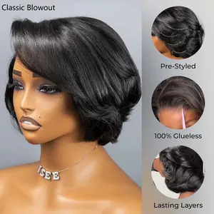 [Hot] ISEE Wear Go Vintage Blowout Straight 7x5 HD Lace Glueless Wig Pre-Bleached Tiny Knots Vacation Hair #Summervibes#ISEECrochetNewArrivals