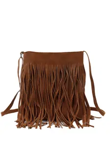 Women's Vintage Fringe Bag, New Trendy High-End Large Capacity Fashion Shoulder Crossbody Bag, Boho Shoulder Bags, Valentine's Day Gift, American Retro Style