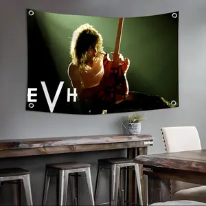 Van H-Halen-N Flags Custom Camping Outdoor Garden room Bedroom Decor Party Backdrops Wall Art Family Gifts