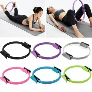 Pilates Fitness Ring – Foam Padded Resistance Circle for Core, Arms & Thigh Workouts | Lightweight, Dual-Grip, Home & Gym Use