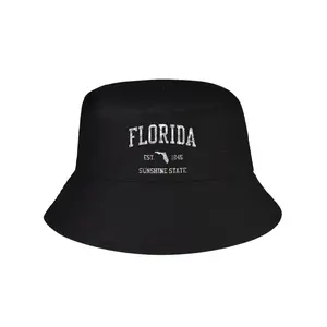 Florida Funny MEN WOMEN SUN HAT BUCKET HAT Vintage Sports Design Floridian FL HAT Funny MEN WOMEN SUN HAT BUCKET HAT